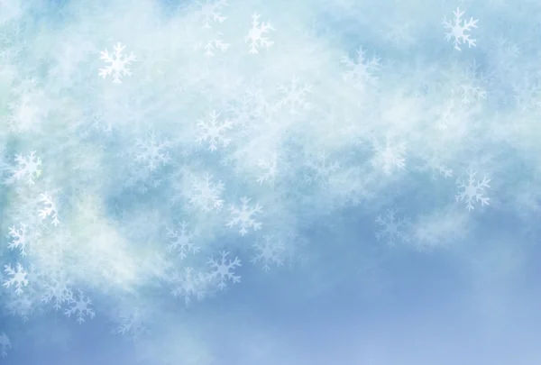 Fresh white snow background — Stock Photo, Image