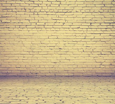 tuğla duvar ve zemin