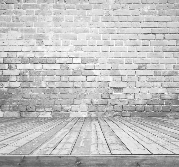 Room with brick wall — Stock Photo, Image