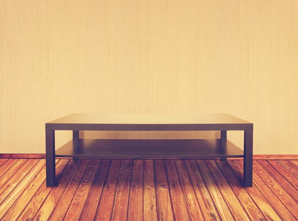 Interior with brown table — Stock Photo, Image