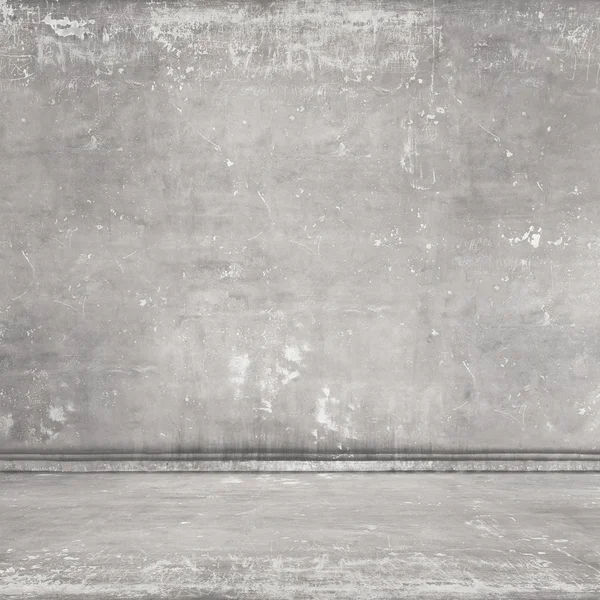 Pokoj s stěnové betonové — Stock fotografie