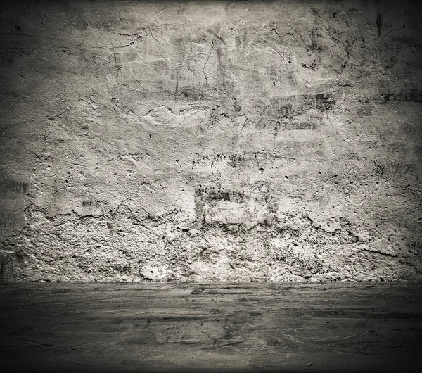 Beton duvar ile Oda — Stok fotoğraf