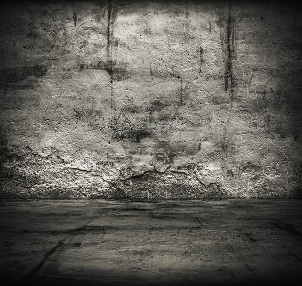 Kamer met betonnen wand — Stockfoto