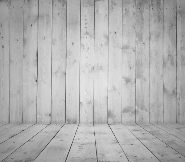 Šedý dřevěný interiér — Stock fotografie