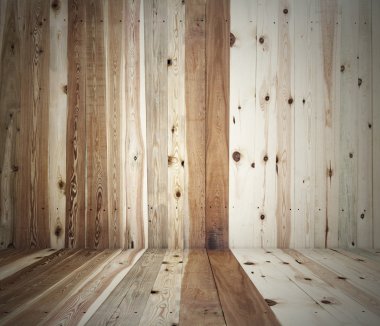 Eski grunge ahşap iç