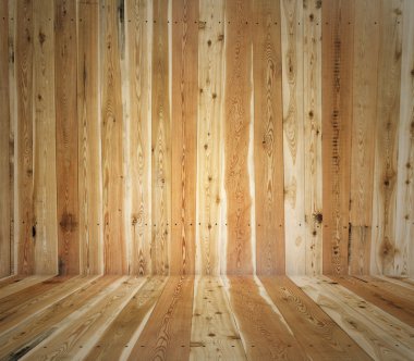 Eski grunge ahşap iç