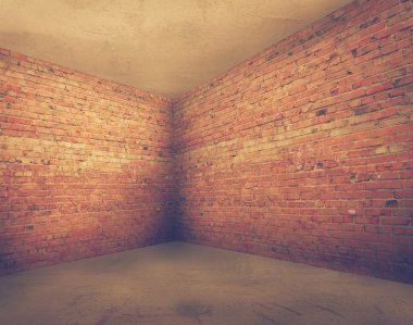 eski kirli Oda köşesinde