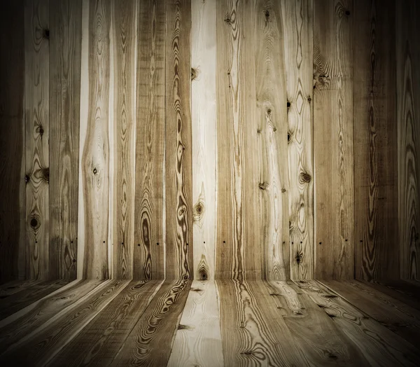 Stary gród drewniane wnętrze — Zdjęcie stockowe