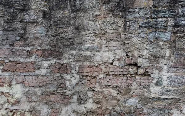 Grunzende graue Steinmauer — Stockfoto
