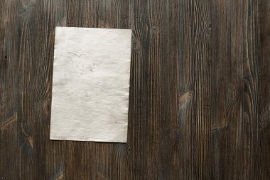 kağıt üzerinde eski ahşap arka plan