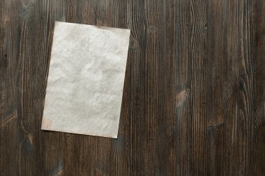 kağıt üzerinde eski ahşap arka plan