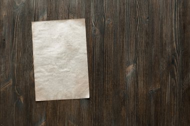 kağıt üzerinde eski ahşap arka plan