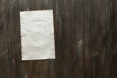 kağıt üzerinde eski ahşap arka plan