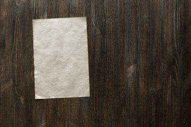 kağıt üzerinde eski ahşap arka plan