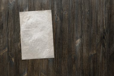 kağıt üzerinde eski ahşap arka plan