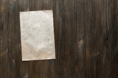 kağıt üzerinde eski ahşap arka plan