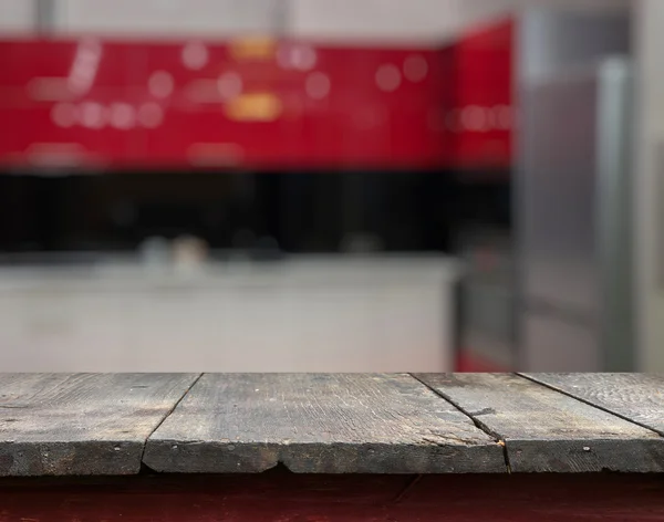 Table in the kitchen — Stock Photo, Image