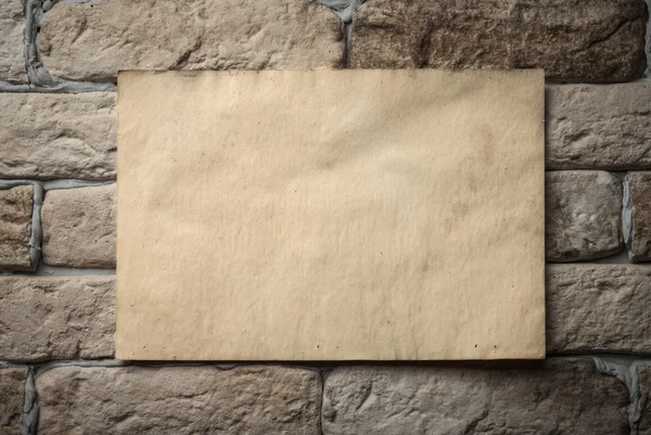 Папір на стіні — стокове фото