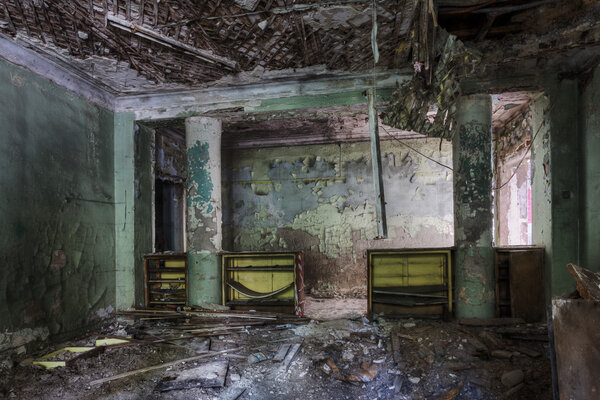 old abandoned building