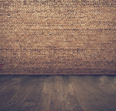 tuğla duvar ile iç