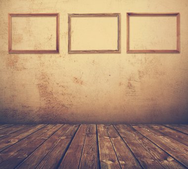 resim çerçeveleri ile Oda 