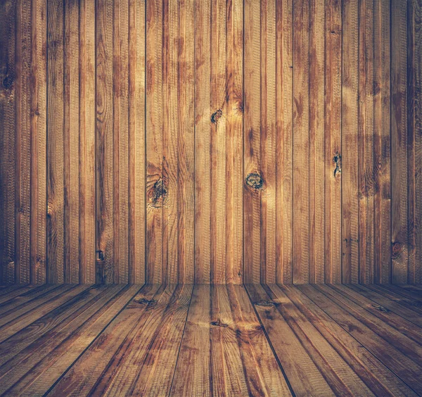 Gamla trä rum — Stockfoto