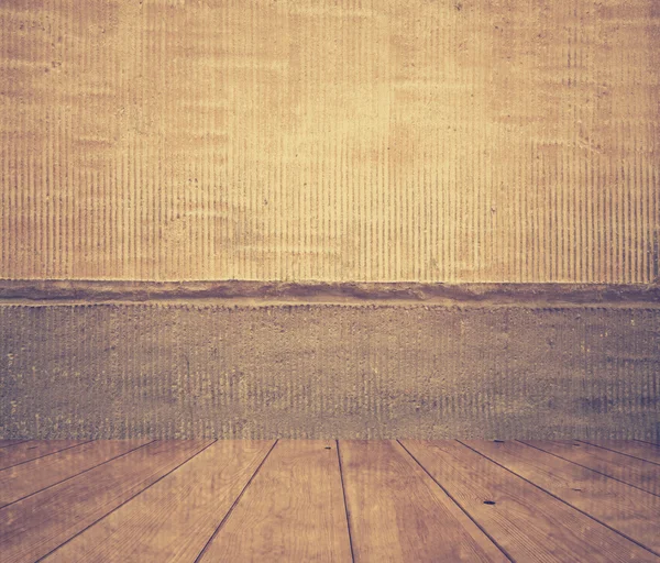 Grungy interieur, retro gefilterd, — Stockfoto