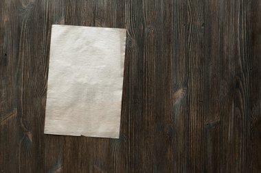 kağıt üzerinde eski ahşap yüzey