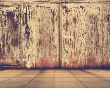 Grunge metal panel iç