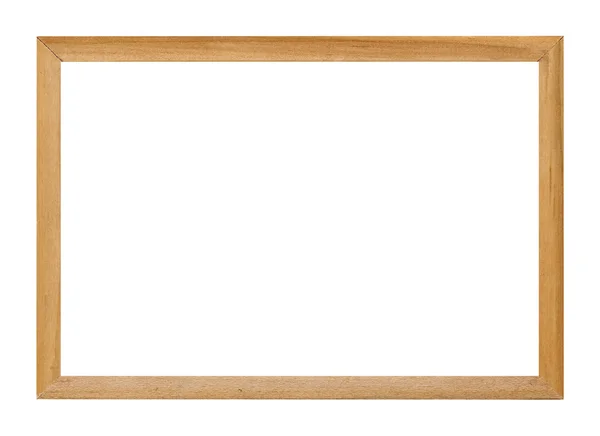 Wooden photo frame border — Stock Photo, Image
