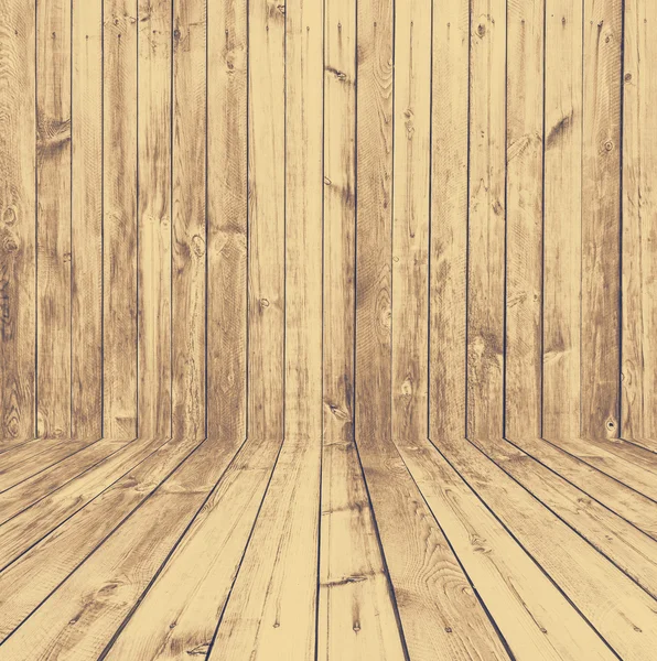 Vecchio interno in legno — Foto Stock