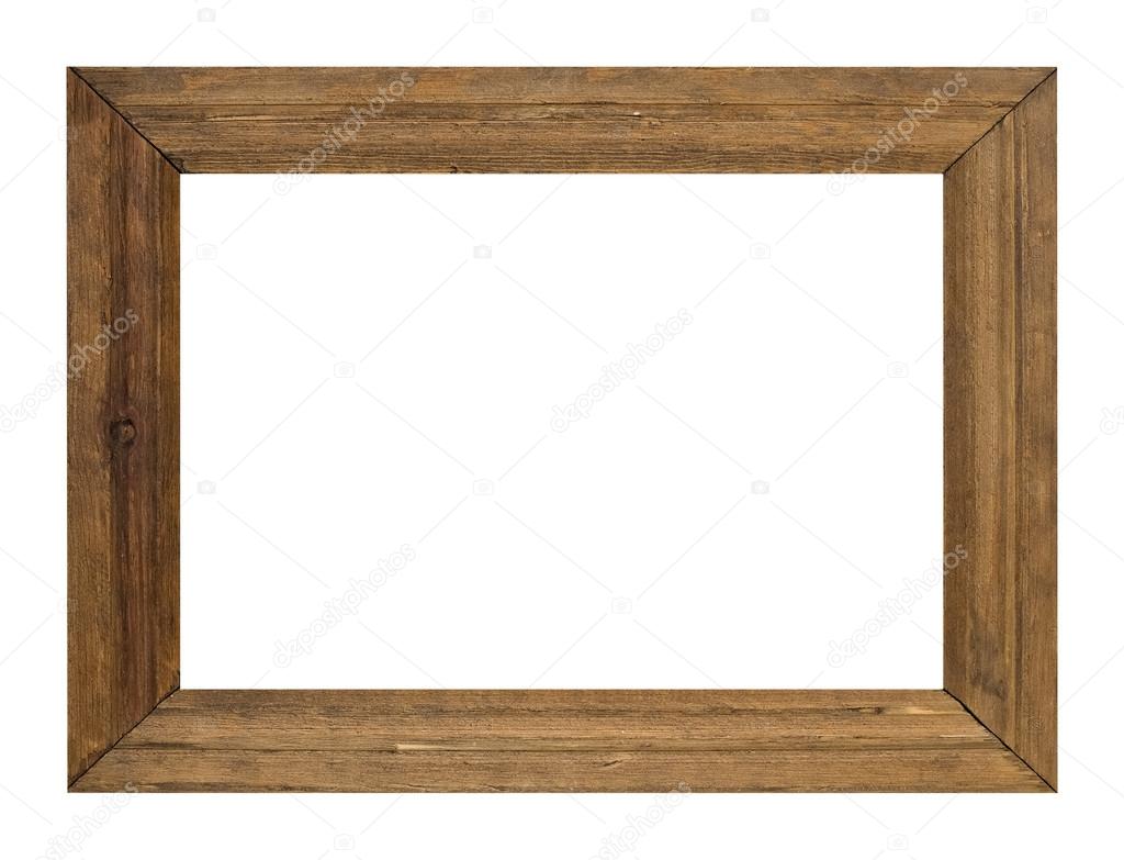 wooden photo frame border
