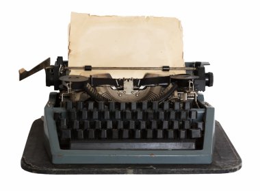 vintage typewriter machine clipart