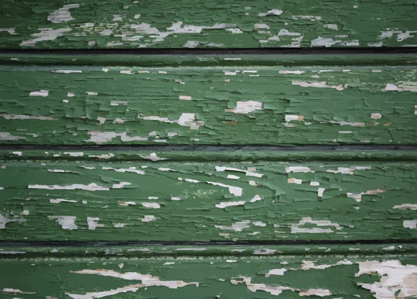 그려진된 녹색 나무 벽 — 스톡 벡터