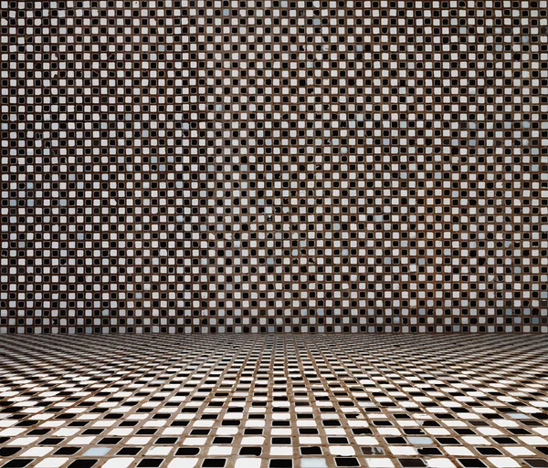 Grungy tiled interior — Stock Vector