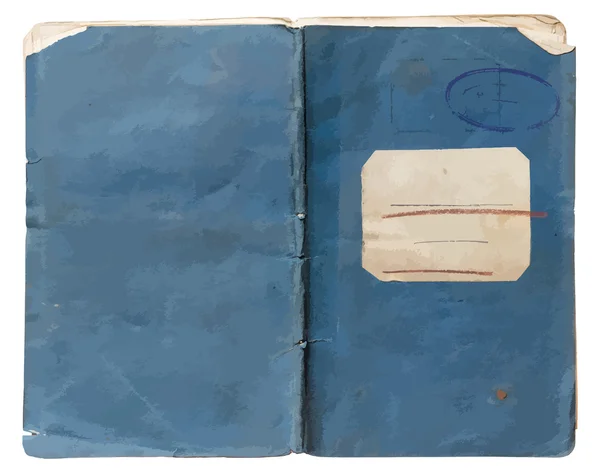Antiguo libro Vintage — Vector de stock