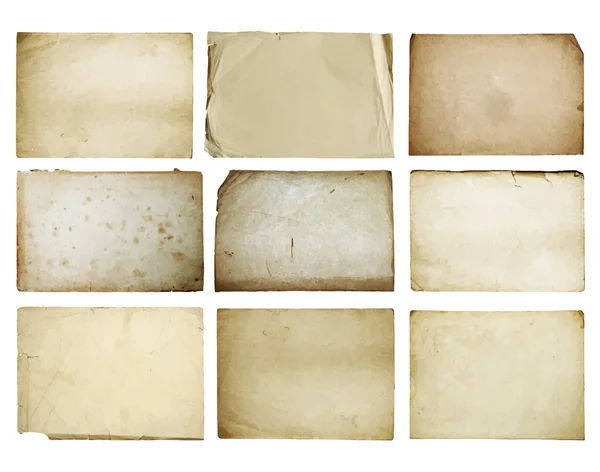 Montón de papeles viejos conjunto — Archivo Imágenes Vectoriales