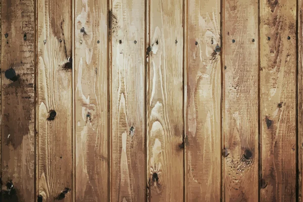 Oude houten muur — Stockvector
