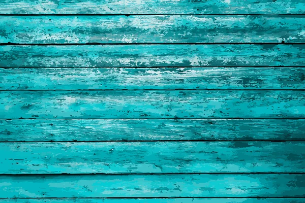 Niebieski malowane ściany drewniane — Wektor stockowy