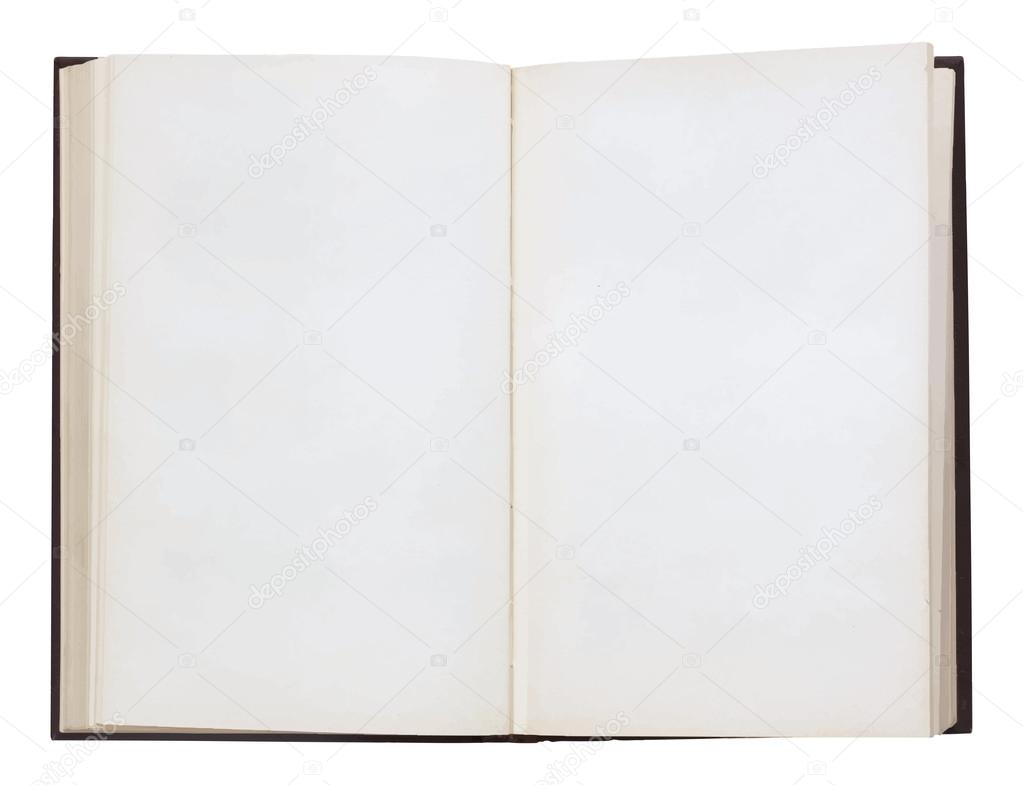 Stock Illustration - Open, empty book