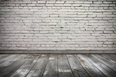 Tuğla duvarlı eski oda
