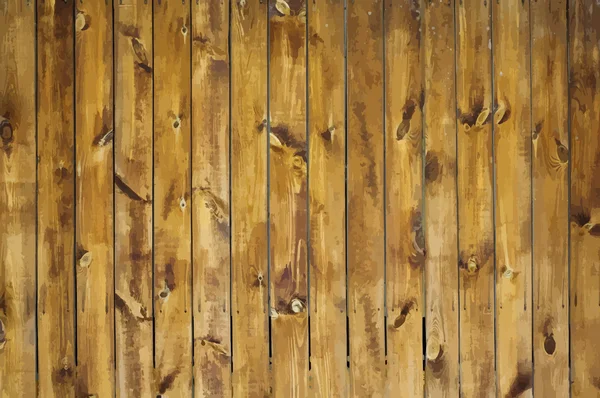 Ζωγραφισμένα παλιό ξύλινο τείχος — Διανυσματικό Αρχείο
