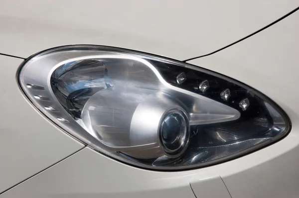 Modern car headlight — Stock Photo, Image