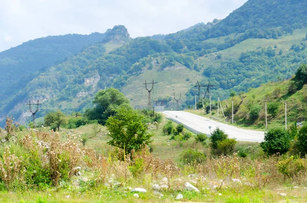 Asphalt Mountain Road Mountains — Stock Photo, Image