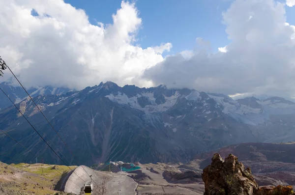 Kabelbaan Naar Elbrus — Stockfoto