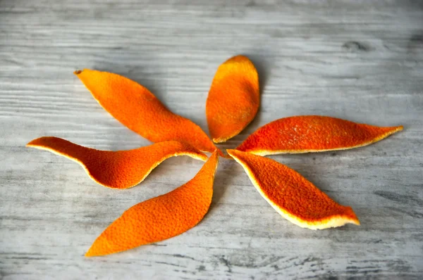 Dried orange peel — Stock Photo, Image