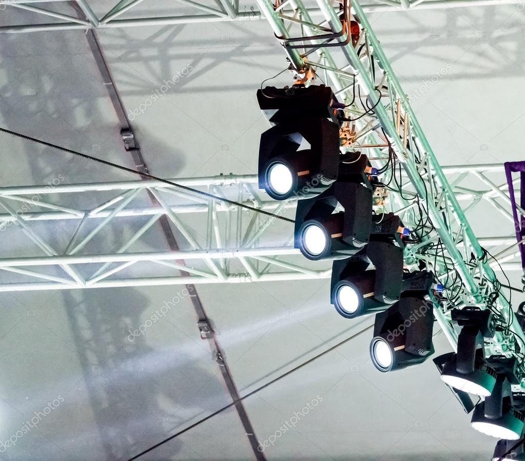 Stage Lighting Equipment Under Roof Stock Photo Mrtwister 104273824 Stage Lighting Equipment Under Roof Stock Photo