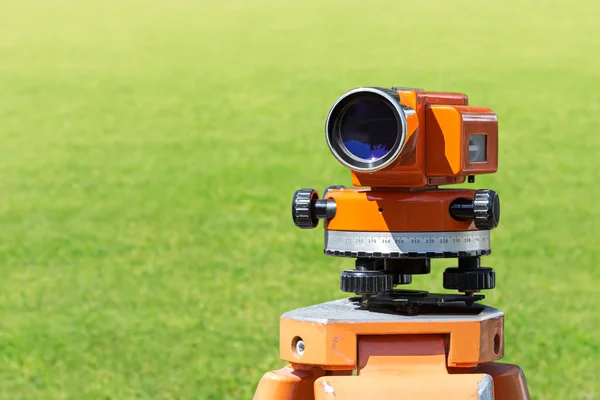 theodolite level tool mounted on tripod