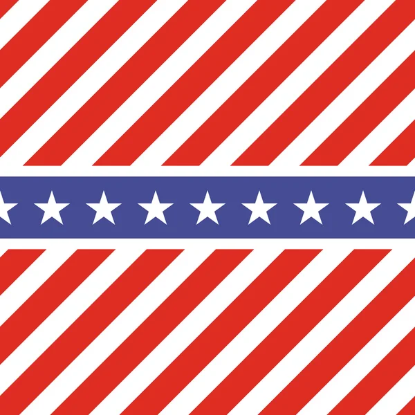 Patriottische Usa naadloze patroon — Stockvector