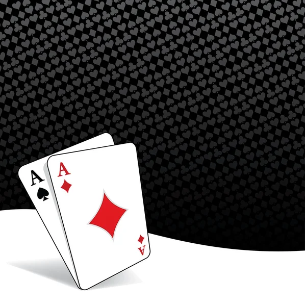 Stilizált póker háttér — Stock Vector